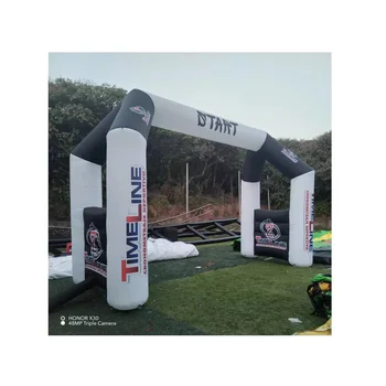 Outdoor Event Display Print Double Start Welcome Finish Gate Race Display Sport Air Inflatable Arches for Sale