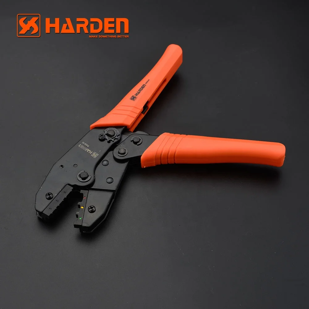 Harden Professional Multi Tool Crimping Pliers Carbon Steel 215mm Ratchet Crimping Plier