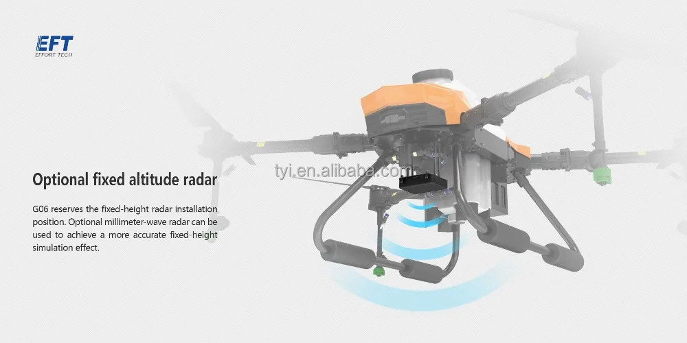 Factory sale High Quality G06 6 Axis 6L carbon fiber Foldable frame for agriculture drone sprayer factory