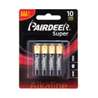 Battery Battery Pairdeer 1.5V Aaa Am4 LR03 AAA Zinc Manganese Super No. 7 Alkaline Dry Battery For Torches