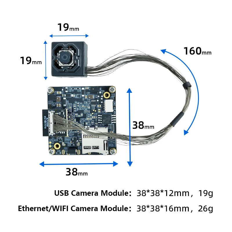 13MP IMX258 OIS Micro Camera Module Wearable Action Camera 4K 30FPS RTSP Wifi Wireless Streaming Smallest Surgical Camera