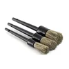 Círculo negro para el cabello con flores, 3 unidades.
