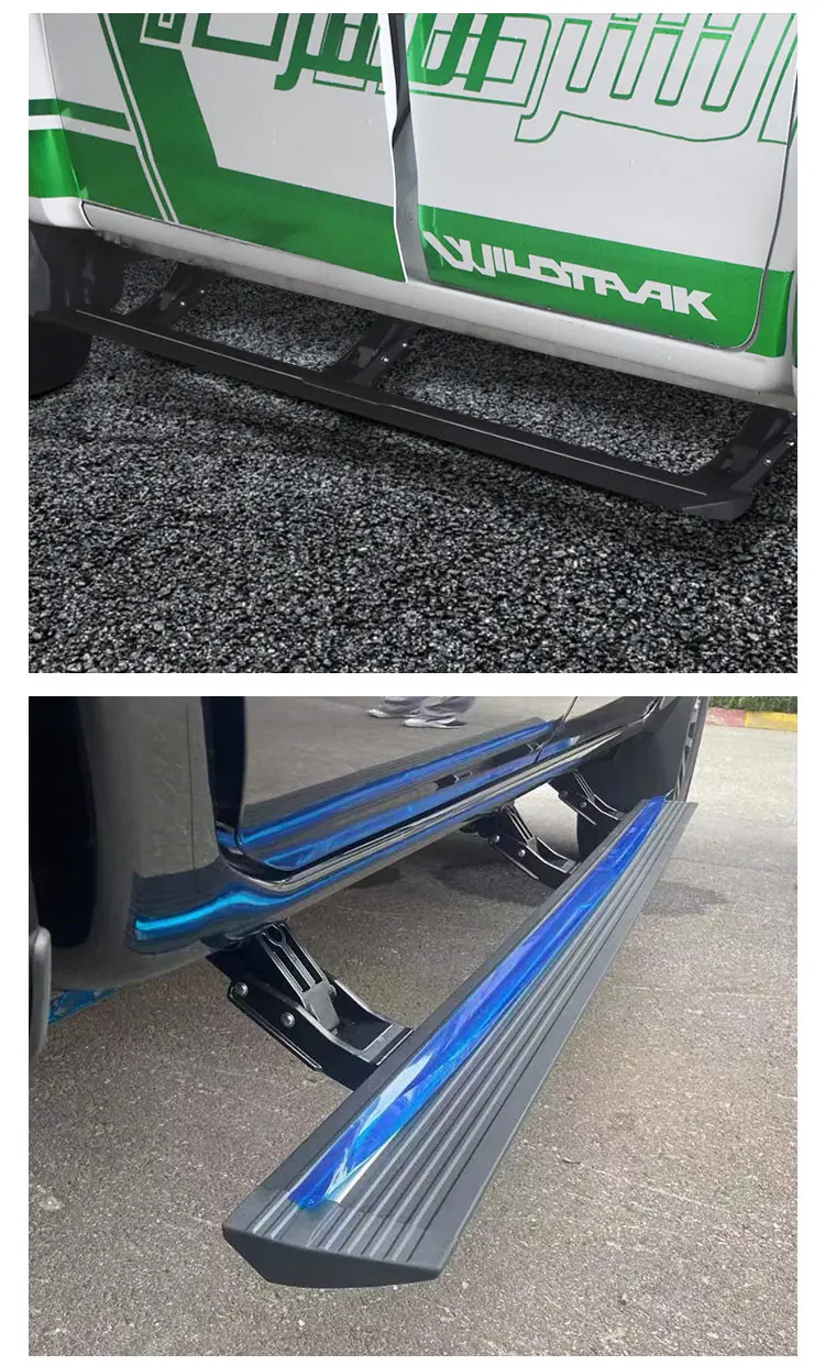 High Quality Waterproof Electric Side Step Off-road Vehicle Exterior Running Boards for Toyota Fortuner Side Step details
