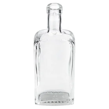 375 Ml Clear Glass Long Neck Dodge City Bottle - 18.5 Mm Bar Top Neck ...