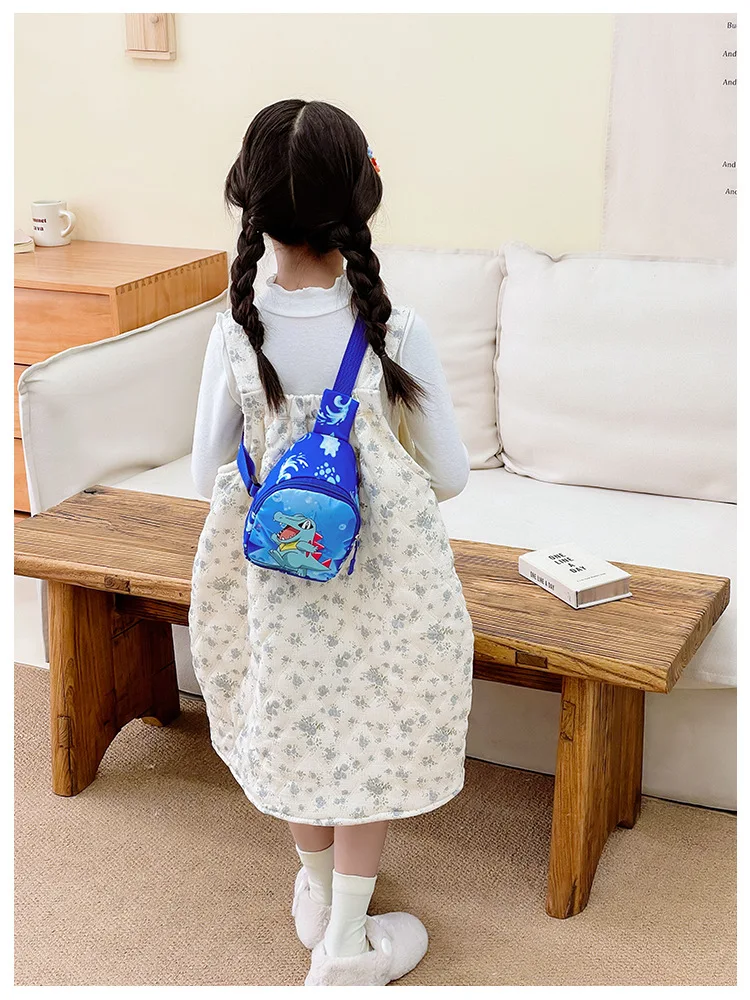 Hot Children Chest Pack Cartoon Anime Cute Poke Mon Pikachu Charmander Messenger Bags Waterproof Travel Crossbody Bags