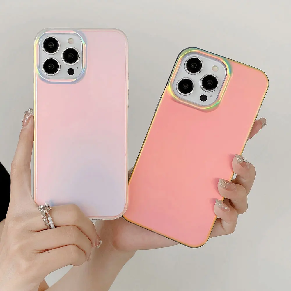 Frosted Phone Case For Iphone 15 14 13 12 11 Xr Xs Max Pro Plus Tpu Pc Colourful Covers Fluorescent Luxury Cell Sjk402 Laudtec factory