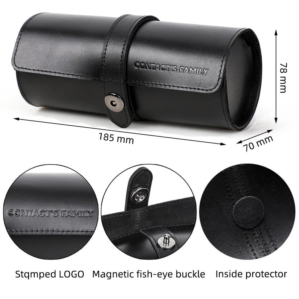 Прямая поставка заводская цена 3 шт. кожаная коробка для часов eva корпус держатель с присоской