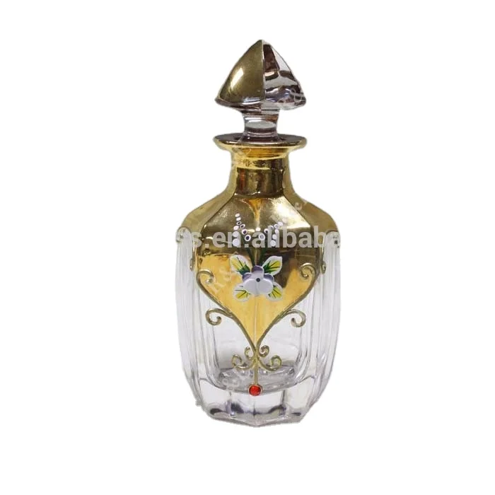 150ml Fancy Empty Handmade Golden Arabic Perfume Bottles