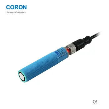 Ultrasonic Sensor Sensing Not Affected by Object Color Transparency Gloss and Ambient Light NPN  PNP Switching Output