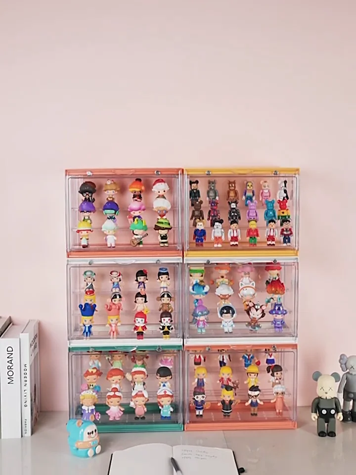 Display Case For Lego Minifigure,Action Figure With Shelf Collectibles