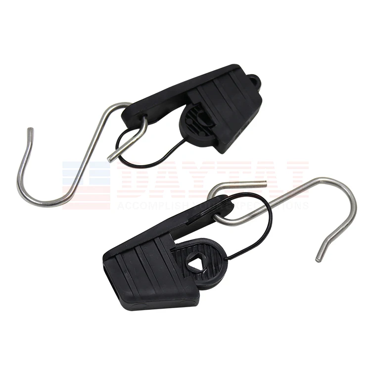 Fttx Nylon Uv Resistance Plastic Drop Wire Suspension Clamp Drop Wire ...