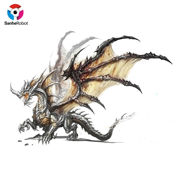 High Simulation Mechanical Dragon Model