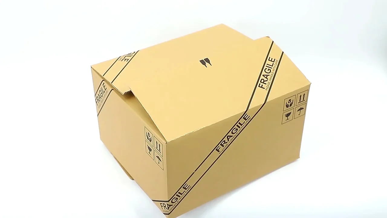 Custom Folding Carton Shipping Paper Corrugated Packing Moving Factory