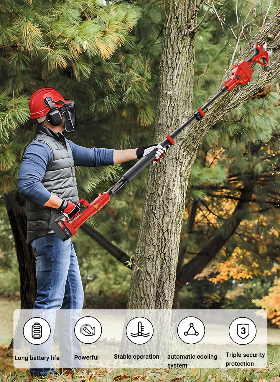 Telescopic Battery Operated Tree Pruner Electric OEM Wholesale