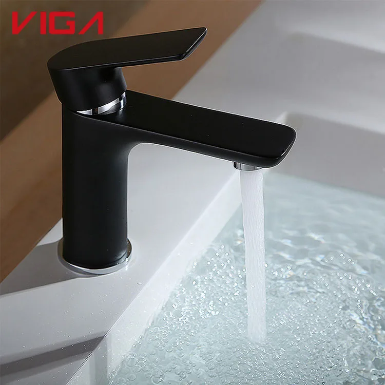 Viga высококачественный хромированный смеситель для раковины с одним рычагом, латунный Смеситель для раковины в ванной комнате