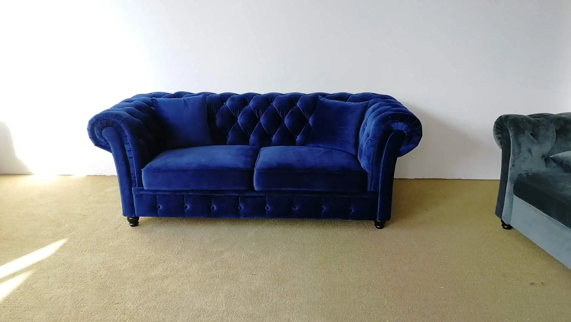 Самый популярный новый дизайн, набор стеганных диванов в Европе