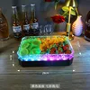 Black background, seven colors, fixed color octagonal integrated plate