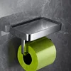 Portarrollos de papel higiénico - cromado (con placa de acero inoxidable)