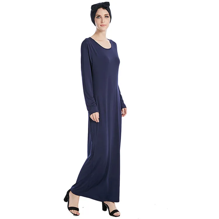 High Quality Stretch Inner Solid Color Ethnic Clothing Islamic Muslim Clothing Abaya Underwear Modest Women Clothing Islamic