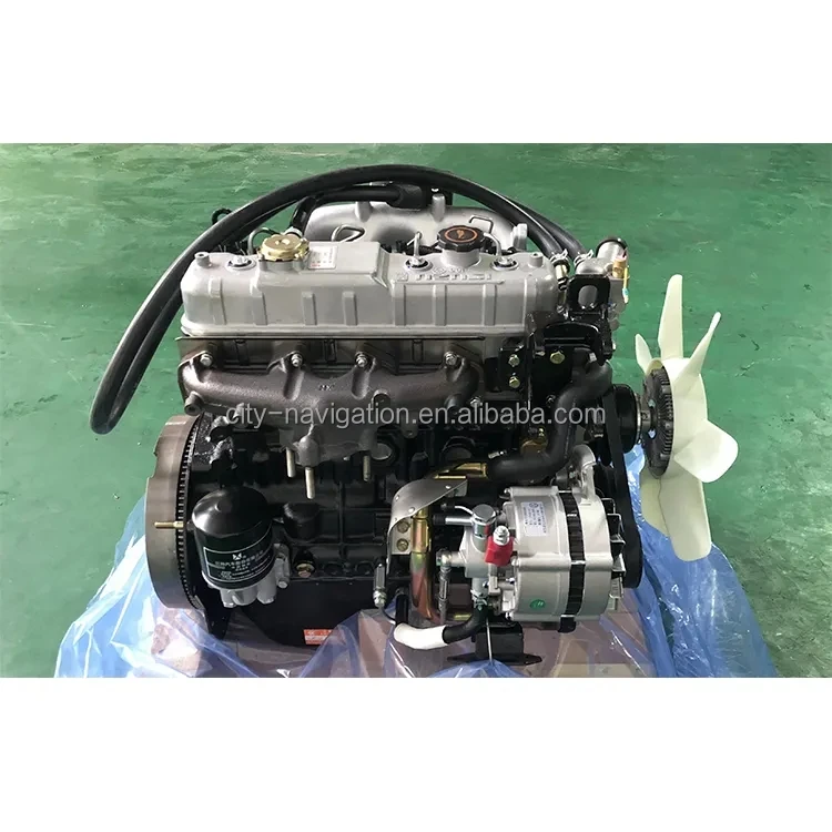Truck Engine 4JB1 4JB1T Genuine Complete Engine Motor Non Turbo Engine ...