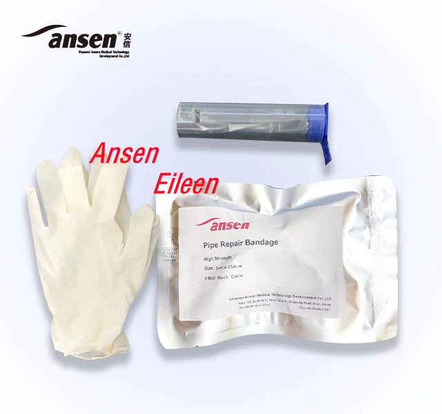 Water Activated Pipeline Repair Bandage Fast Molding Fiberglass Pipe