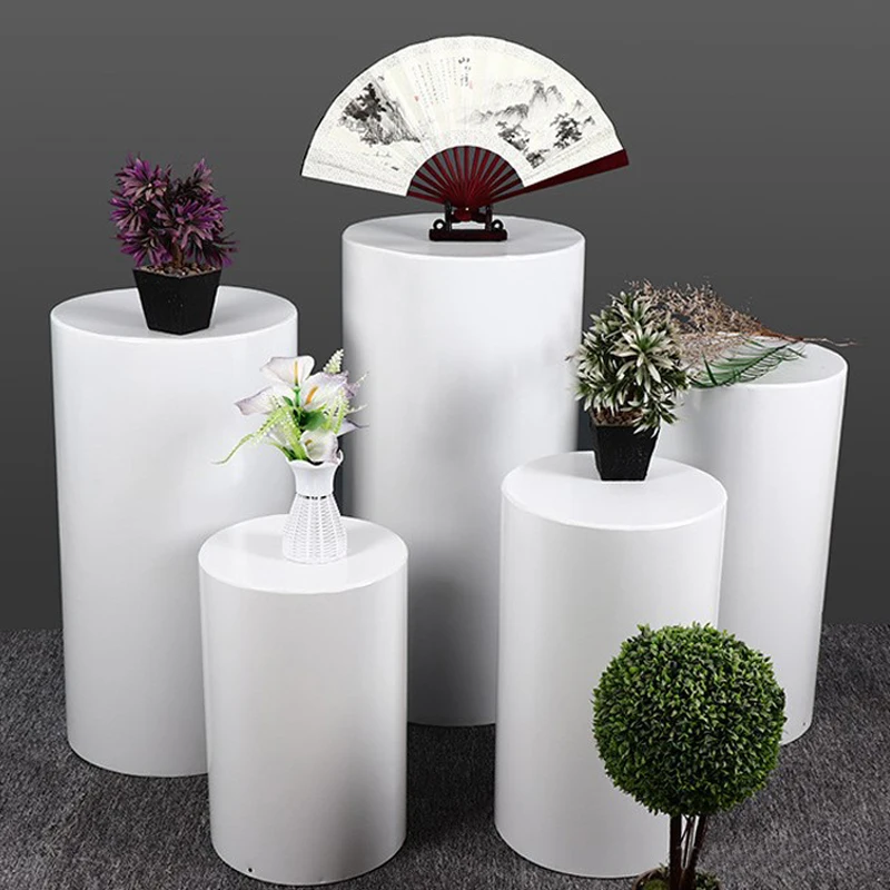 Acrylic Cylinder Display Stands Round Tall Acrylic Wedding Decoration