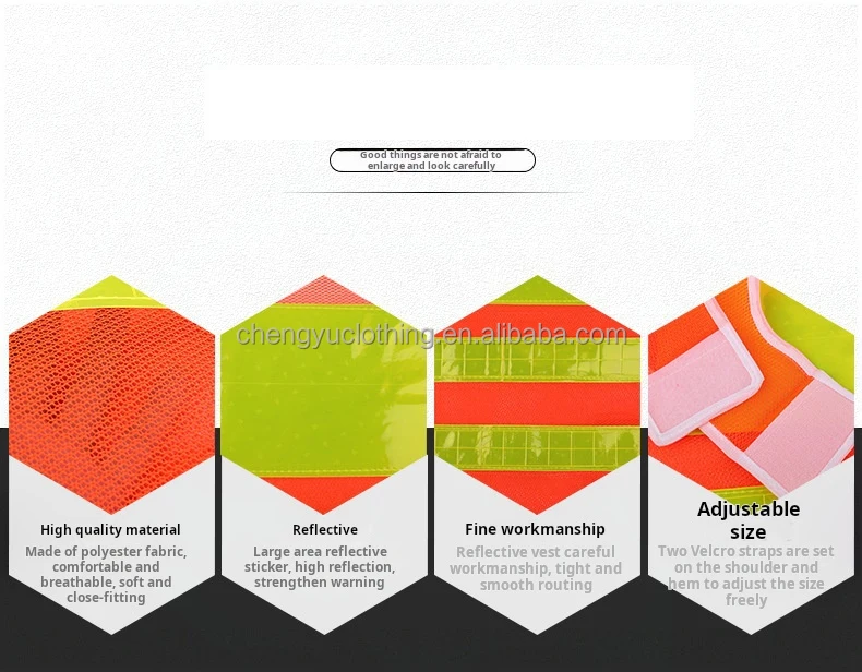 Reflective Traffic Safety Vest Fishing Road Safety Workwear Mesh Breathable Sports Competition Vest