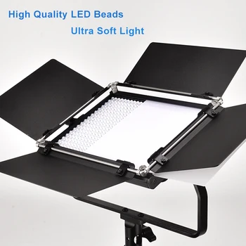 KingMa Professional Bi-color 540 LED Camera Photo Light Panel LED Video Light for Studio Photography 3200K-5600K product image