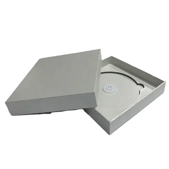 Custom Rigid Cardboard Vinyl Record Box With Insert Mini DVD Music Disc CD Storage Box