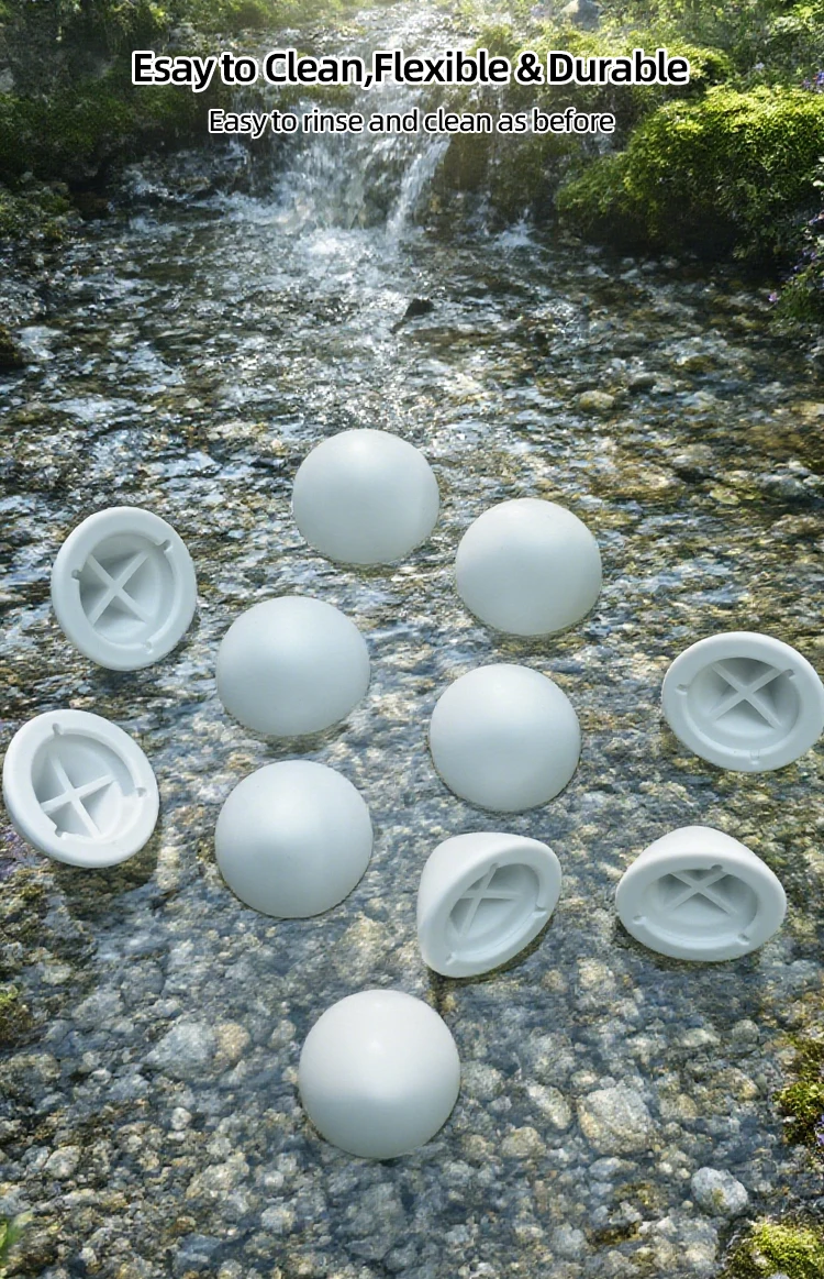 product medical grade soft durable silicone massage heads replacement parts for fascia gun rubber product-4