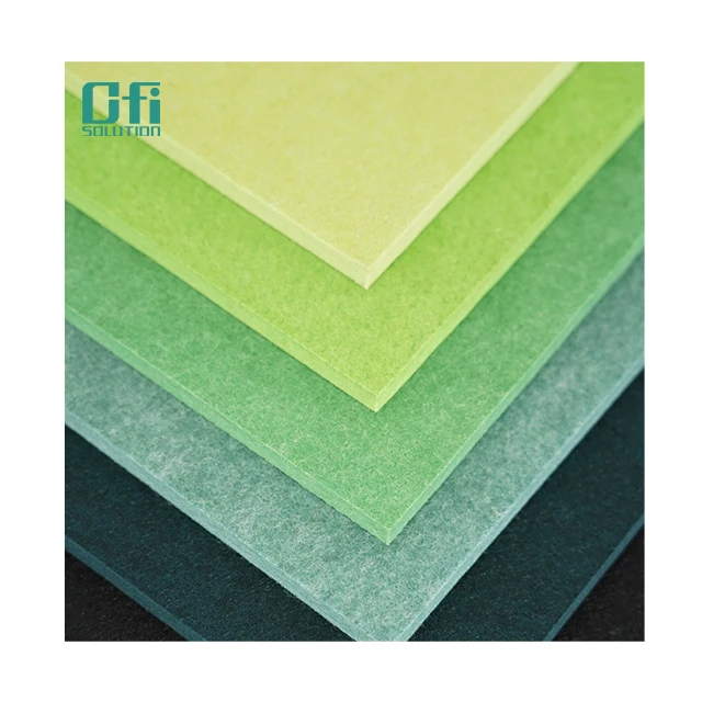 Eco-friendly Noise Reduction Material Polyester Acoustic Panels Fireproof Plain PET Acoustic Panels Office Acoustic Solution