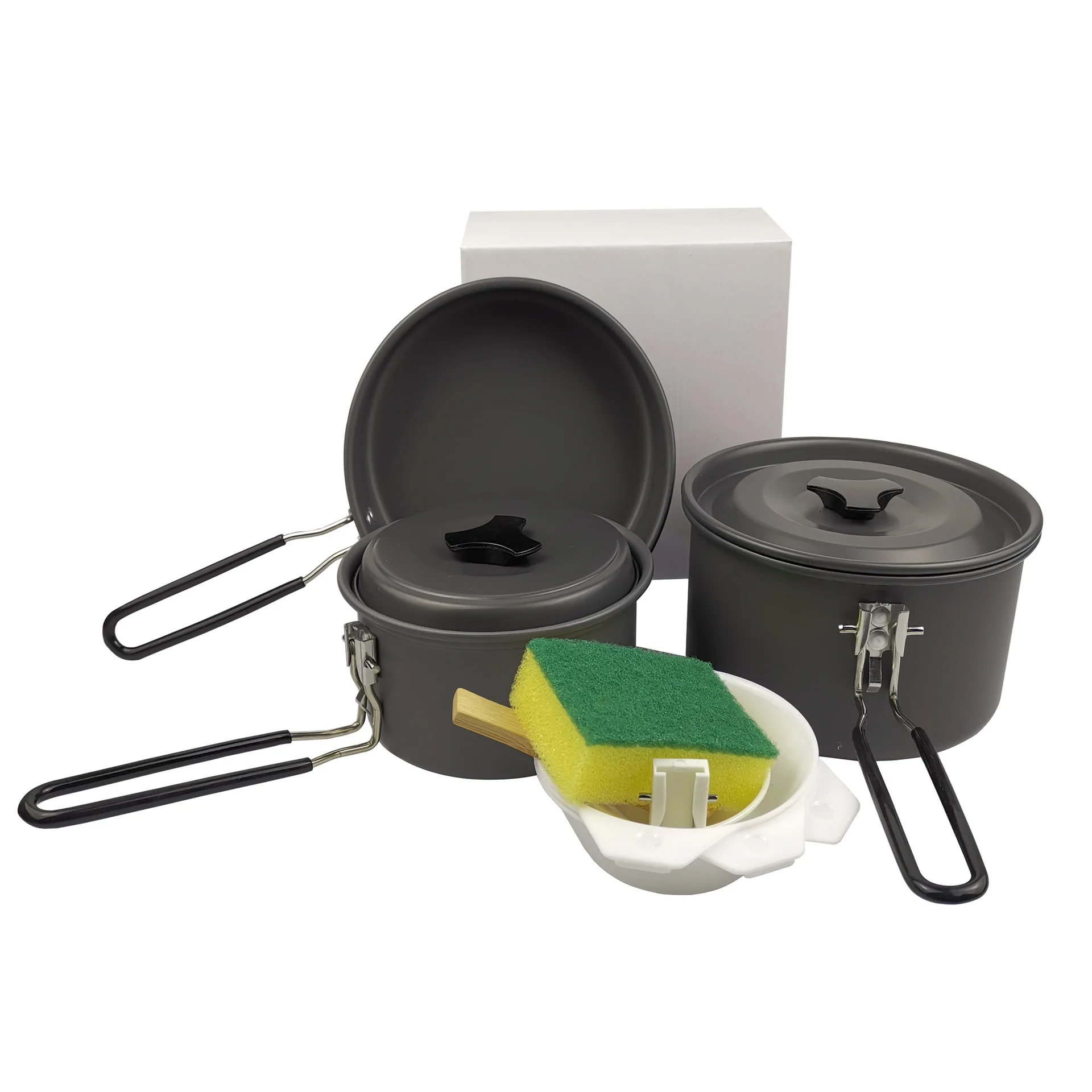 23 People Camp Cookware Set Teapot Picnic 14pcs Backpacking Gear