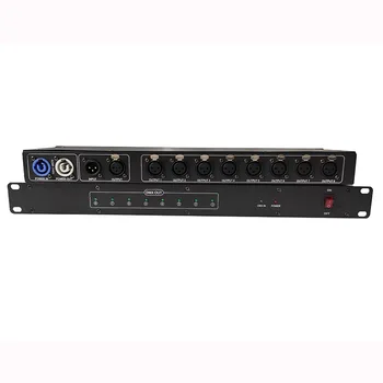 8-Channel DMX512 Signal Distribution Amplifier Photoelectric Isolation Optical Intensifier Splitter Stage Lamp Equipment System