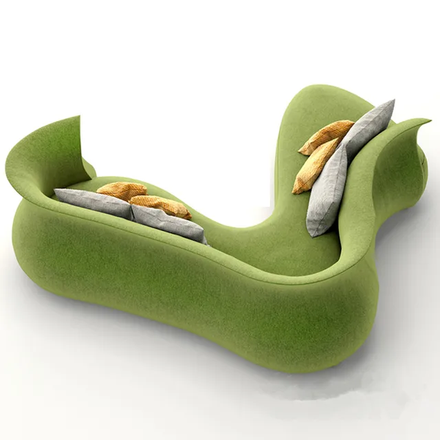 Nordic Design, High-end Personalized Art Sofa, Hotel Villa Lobby, Curved Reception Lounge Sofa