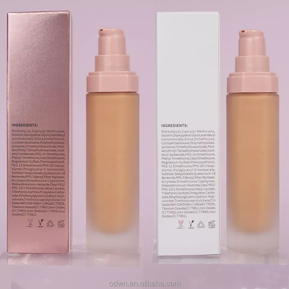 Бесплатный образец полноразмерная матовая основа для макияжа с фирменным