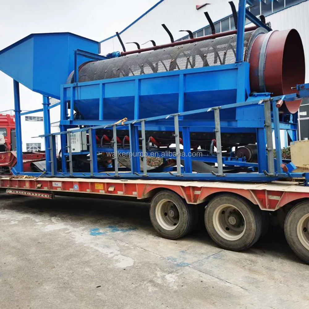 100TPH Large Capacity Trommel Screen for Gold and Diamond for Sale