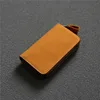 Yellow-matte top-grain cowhide