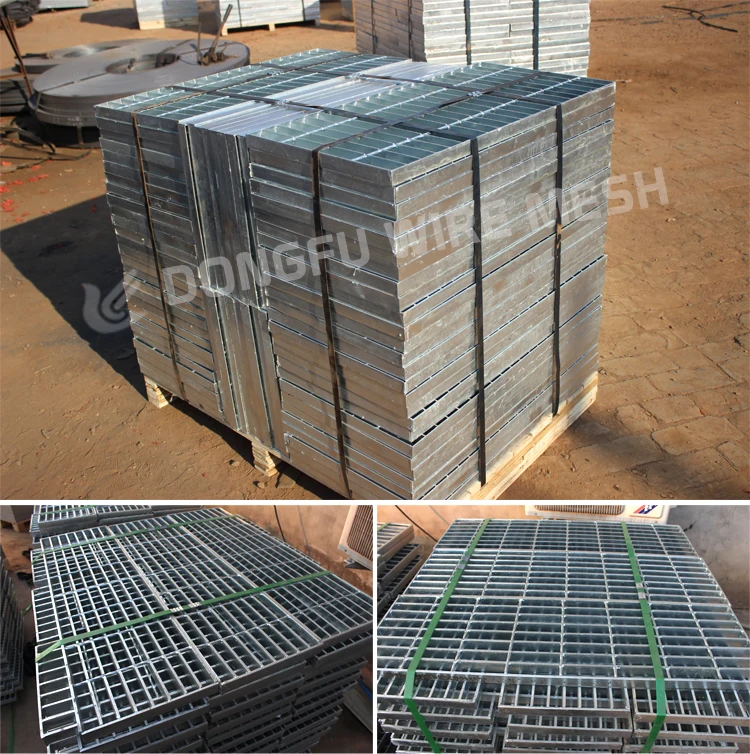 Heavy Duty Hot Dip Galvanized Steel Bar Grating / Stainless Steel