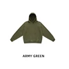sweat à capuche vert