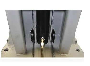4T Manual Two Side Release Car Lift Two Post Hydraulic Lift Car Hoist Double Cylinder Lift with CE Certification