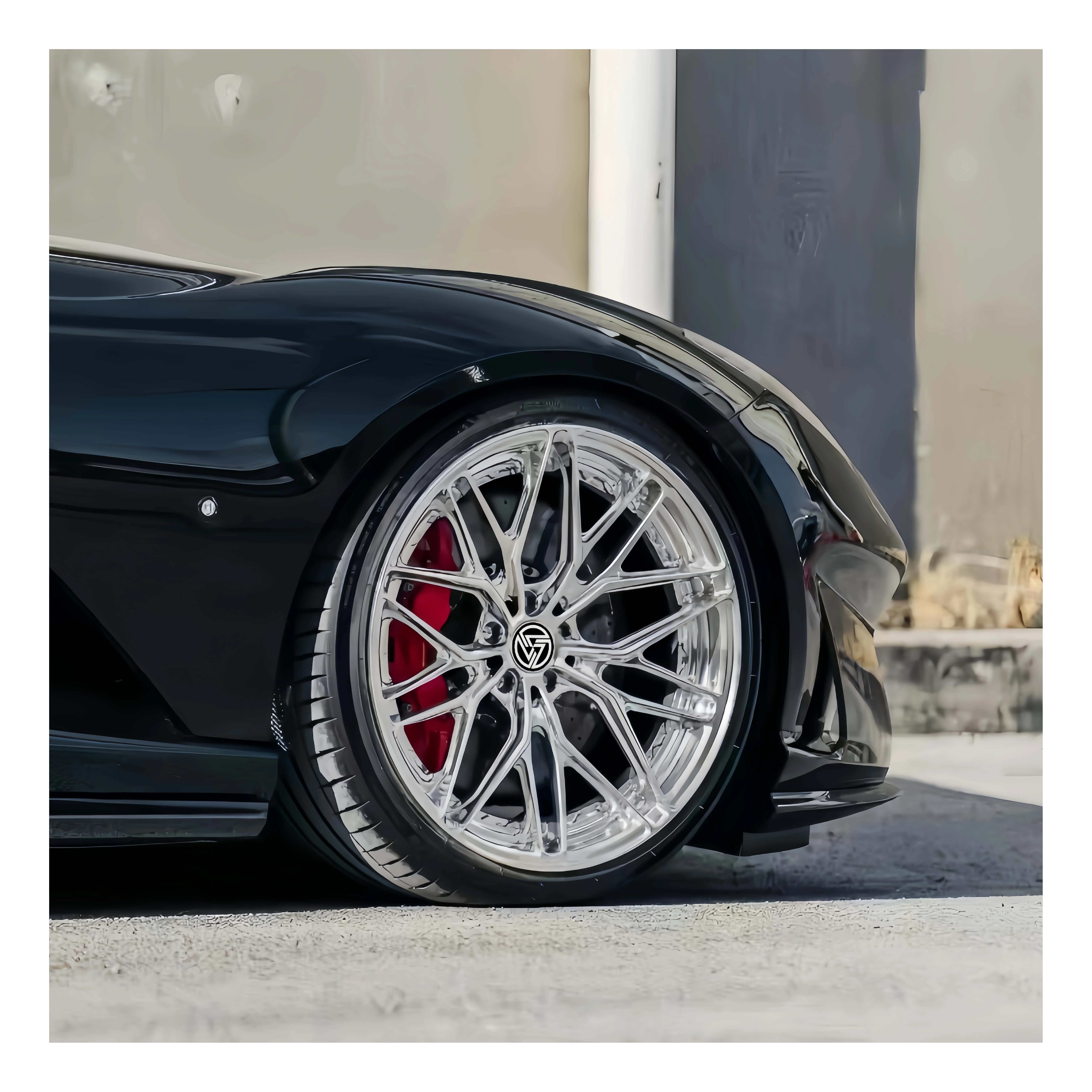 XL Monoblock Chrome Deep Dish Concave Custom Forged Wheel 5x114.3 5x120 5x112 Car Alloy Wheels 18 19 20 21 22 23 Inch Rim - Image 2