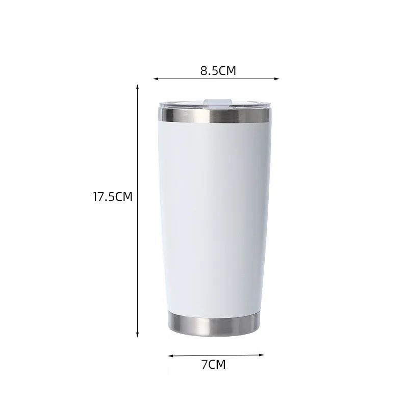 20oz Stainless Steel Insulated Tumbler Double Wall Vacuum Mug Custom Laser Engraved Logo For Souvenir Wedding Favor Outdoor Use