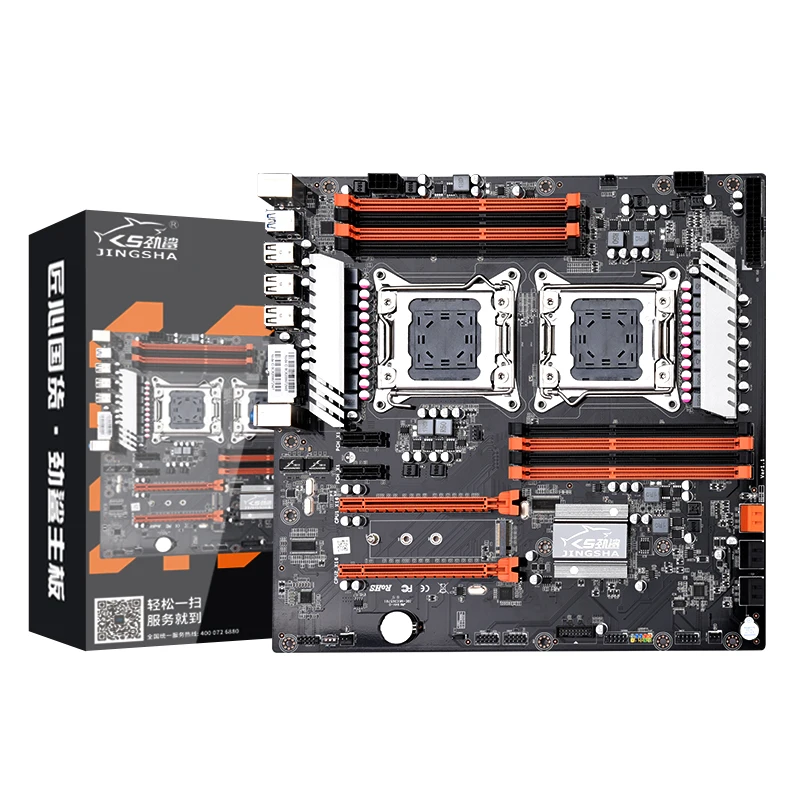 Performa Tinggi Intel X79 Dual CPU Motherboard LGA 2011 Soket Mendukung  Prosesor 256GB RAM