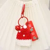 Christmas hat dog head buckle