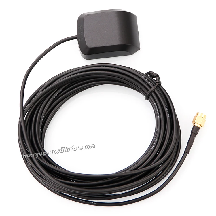 Ce Rohs Mini 1575.42mhz 28dbi Active External Car Gps Antenna With Sma