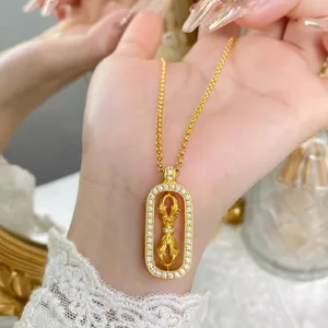 Wholesale 42cm 18K Gold Plated Vintage Round Strand Snake Chain Necklace for Women Anniversary Wedding Engagement Gift