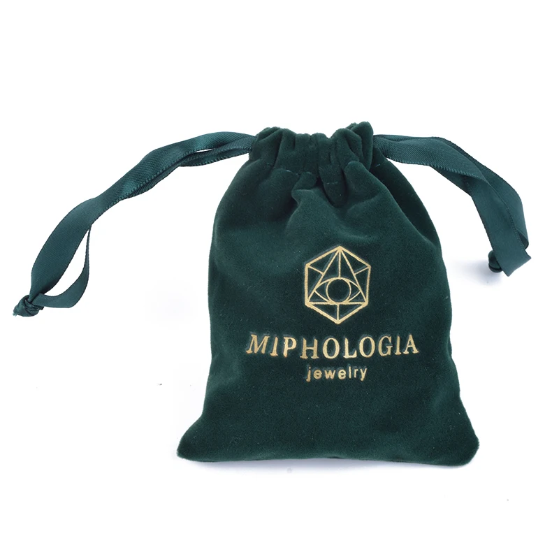 Customized Packaging Hot Selling Suede Envelope Felt Royal Blue Fabric  Jewelry Pouch Velvet Jewelry Pouches Pockets