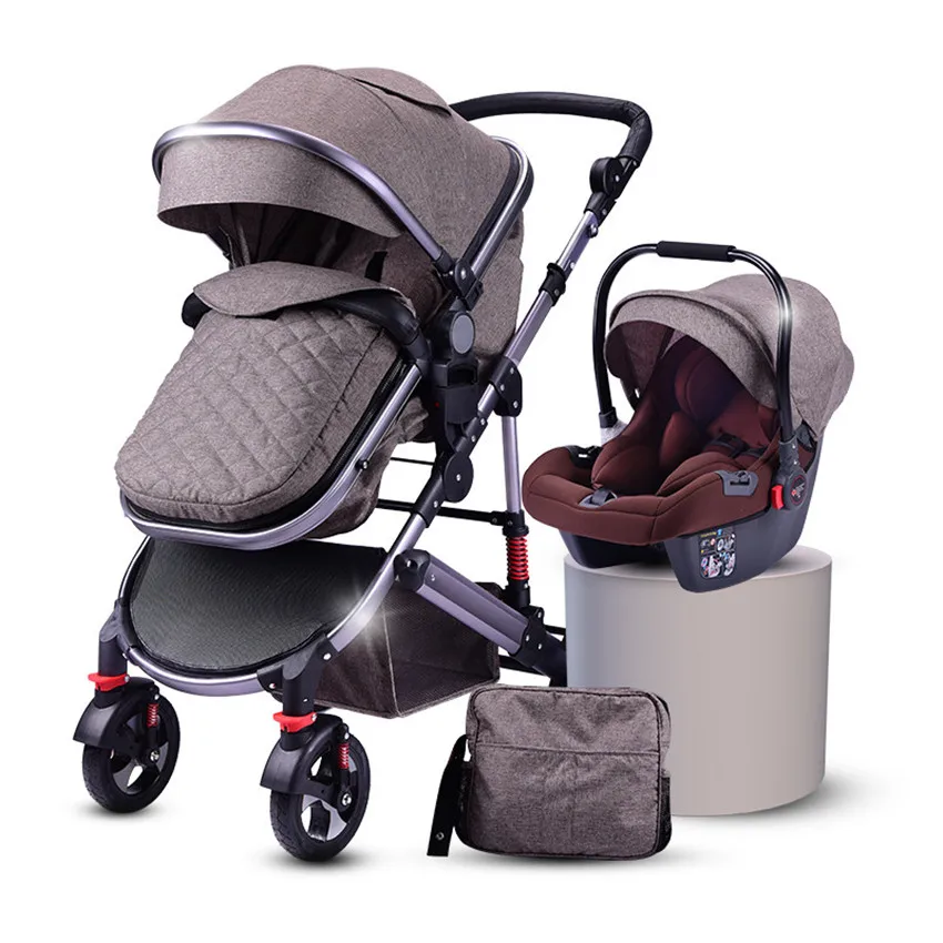 En1888 Wholesale Baby Stroller 3 In 1/good Quality Cheap Baby Pram