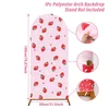 Housse en tissu arc fraise rose - 80 * 180cm - 100g polyester