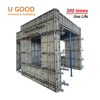 Economic Durable 300 Times Reusable Steel Formwork Construction Template to Replace Aluminum Plastic Formwork